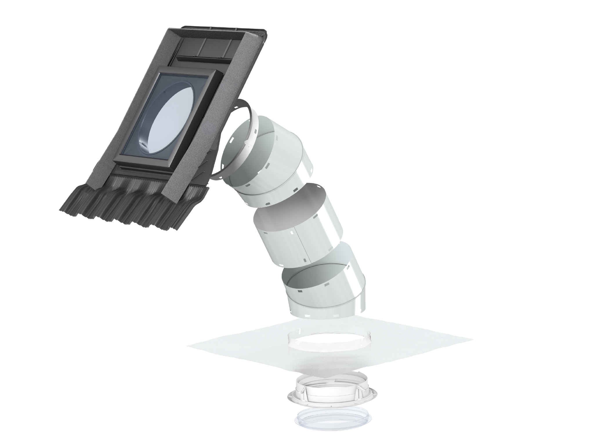 Pose de puit de lumière VELUX