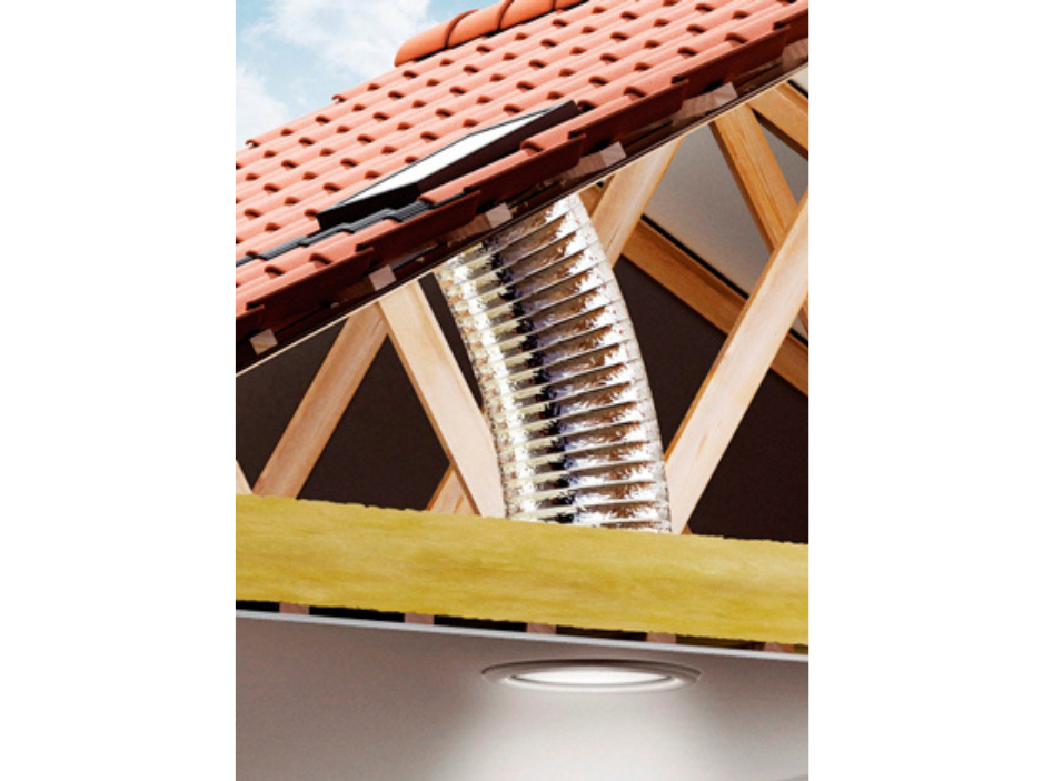 Sun tunnel Pose de puit de lumière VELUX