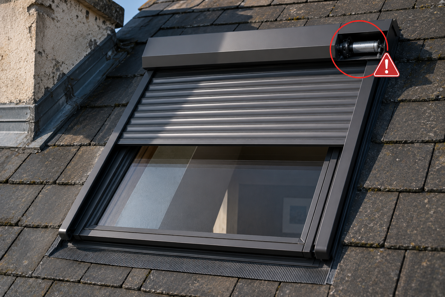 Moteur de volet roulant VELUX en panne