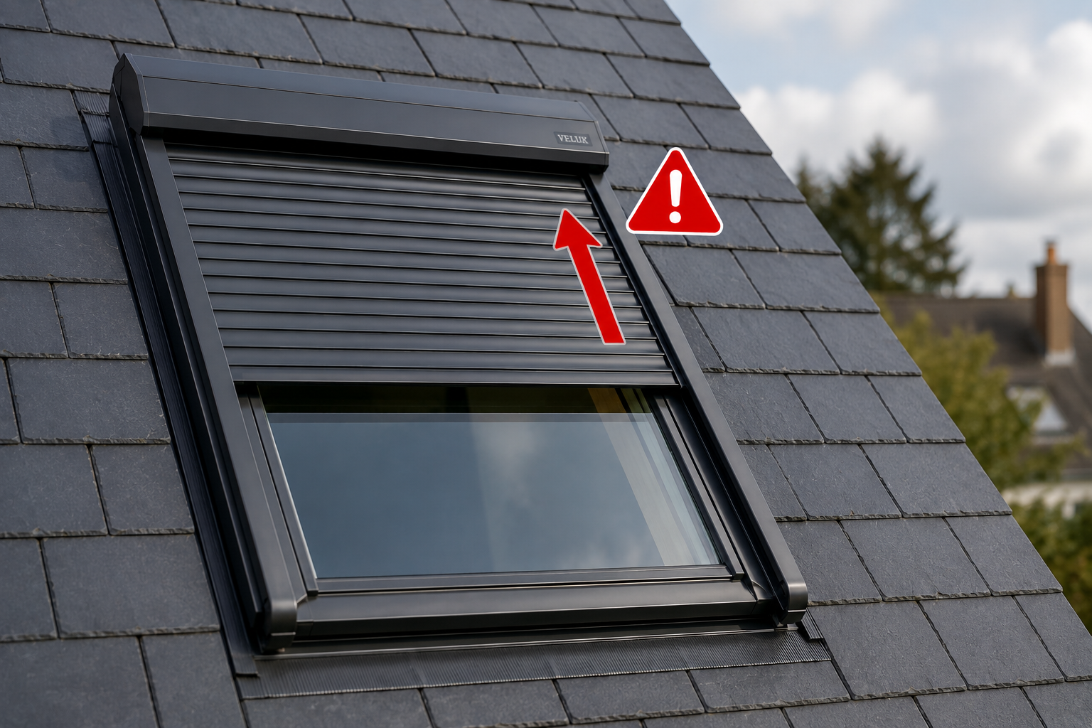 Volet roulant VELUX ne remonte plus