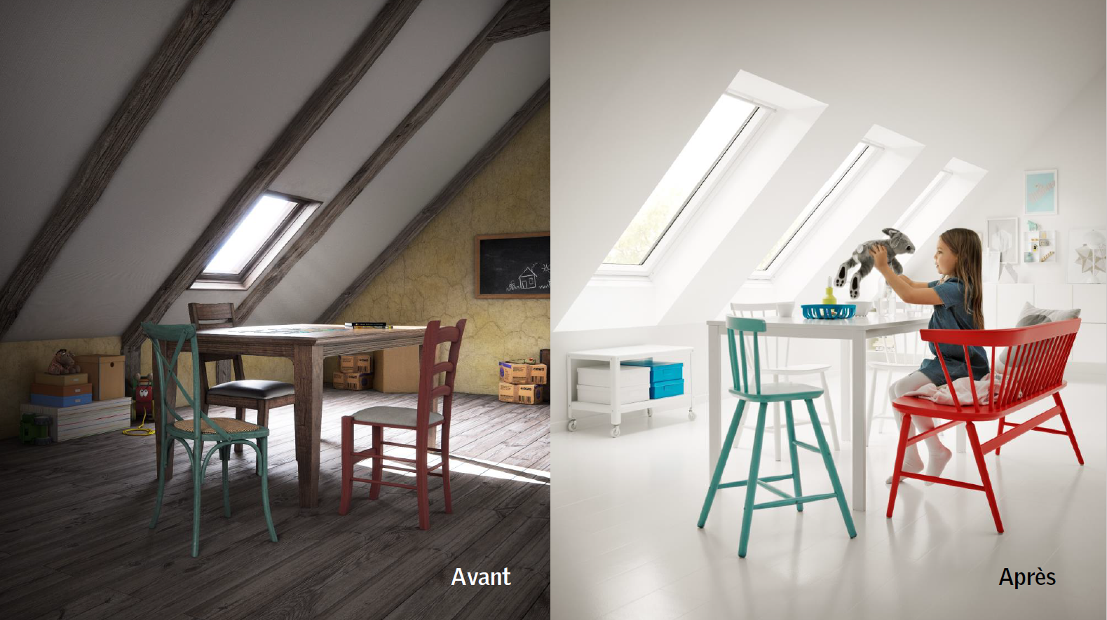 installer fenetres de toit velux combles