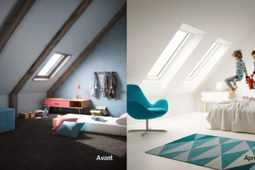 remplacer fenetres de toit velux chambre enfants