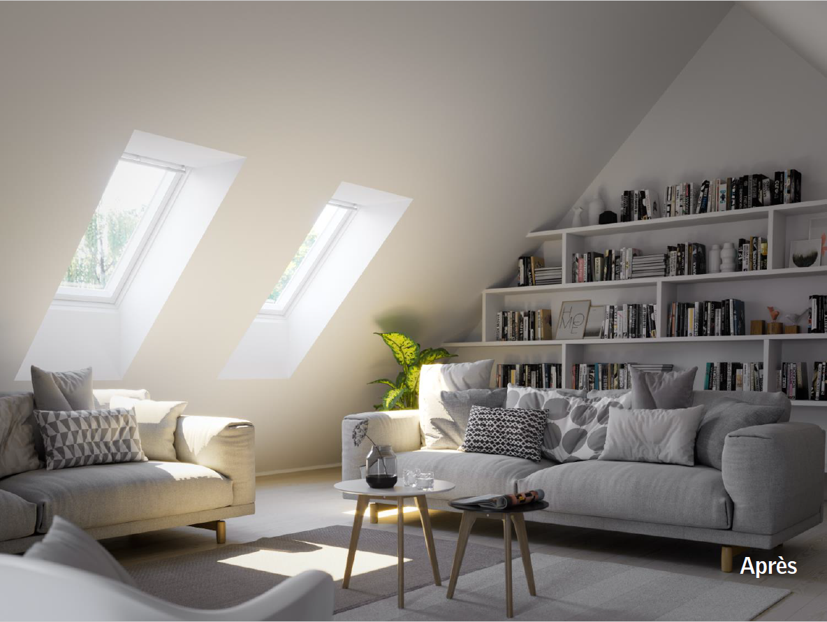 pose d'un velux a ciel ouvert
