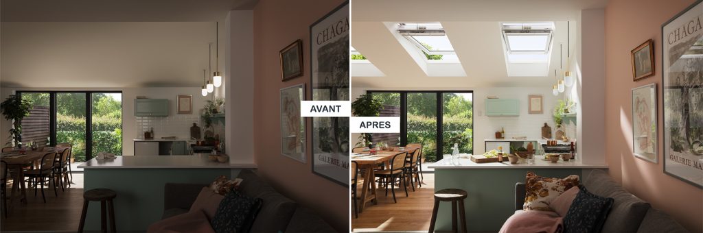 Avant-après installation VELUX - Créteil