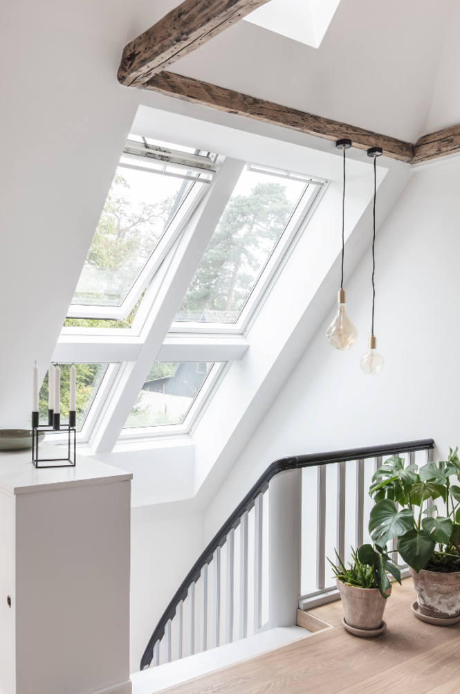 combinaison quatre velux a ciel ouvert