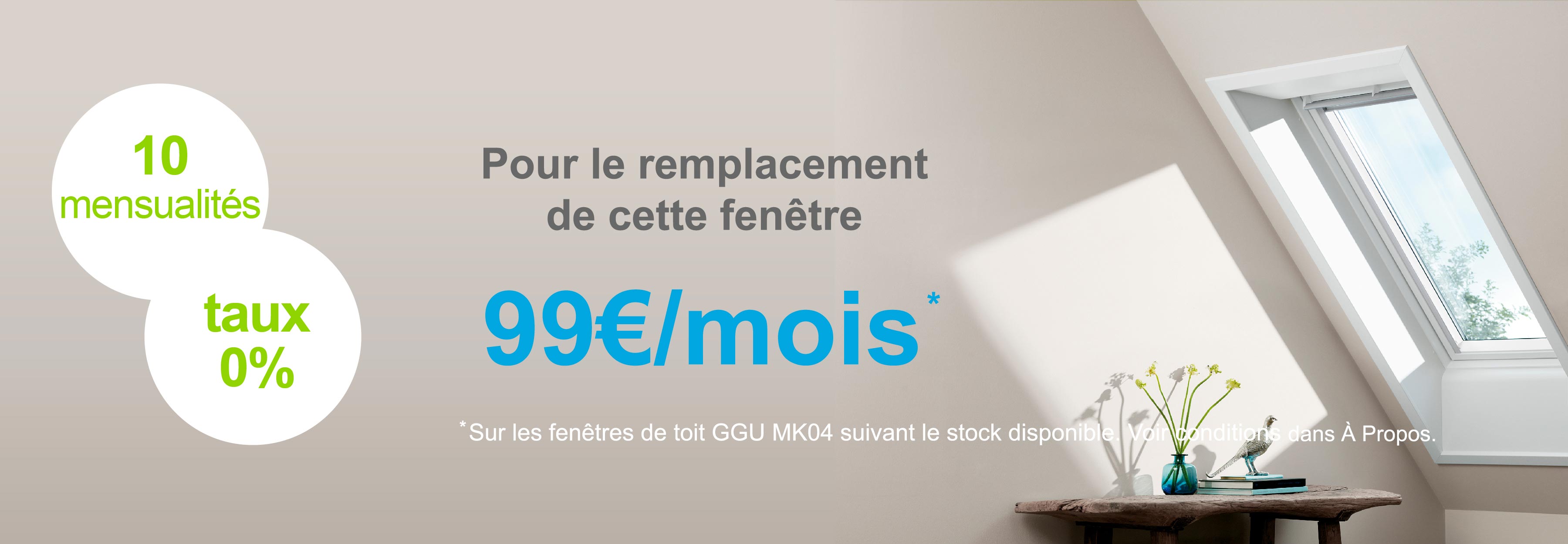 Aide financement- Pose d’un VELUX Aide financement- Pose d'un VELUX