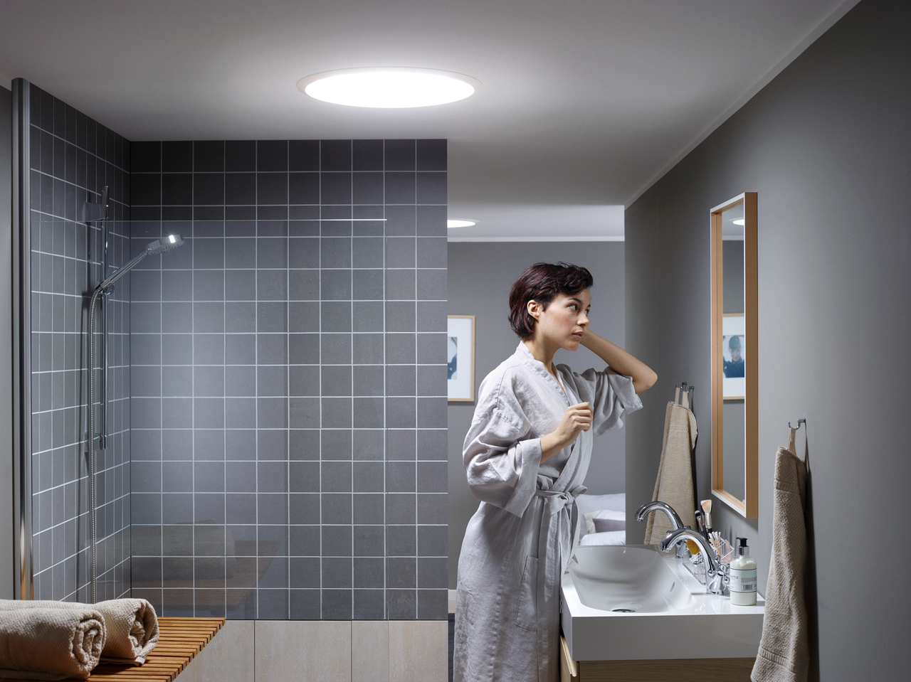 creer puit de lumiere velux salle de bain